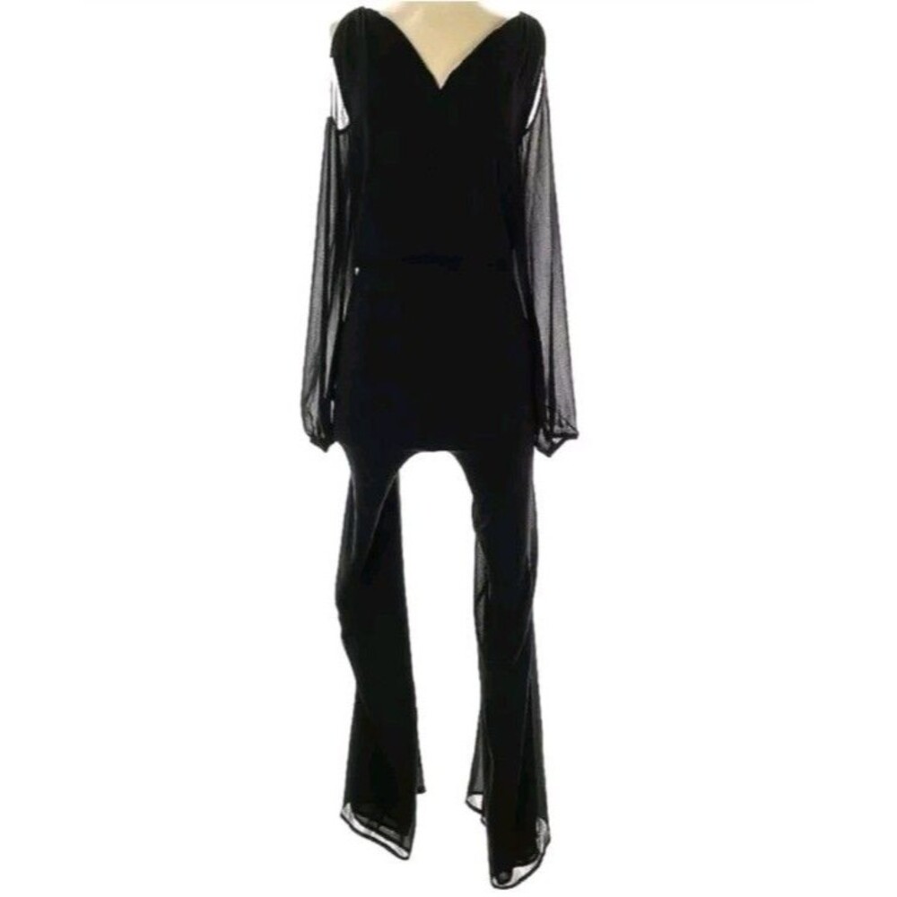 NWT! Michael Kors Black Long Sleeve Jumpsuit Size Sm